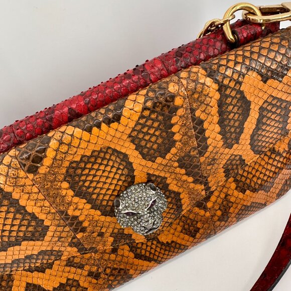 Gucci Python Thiara Medium Double-Sided Shoulder Bag - Picture 3 of 13